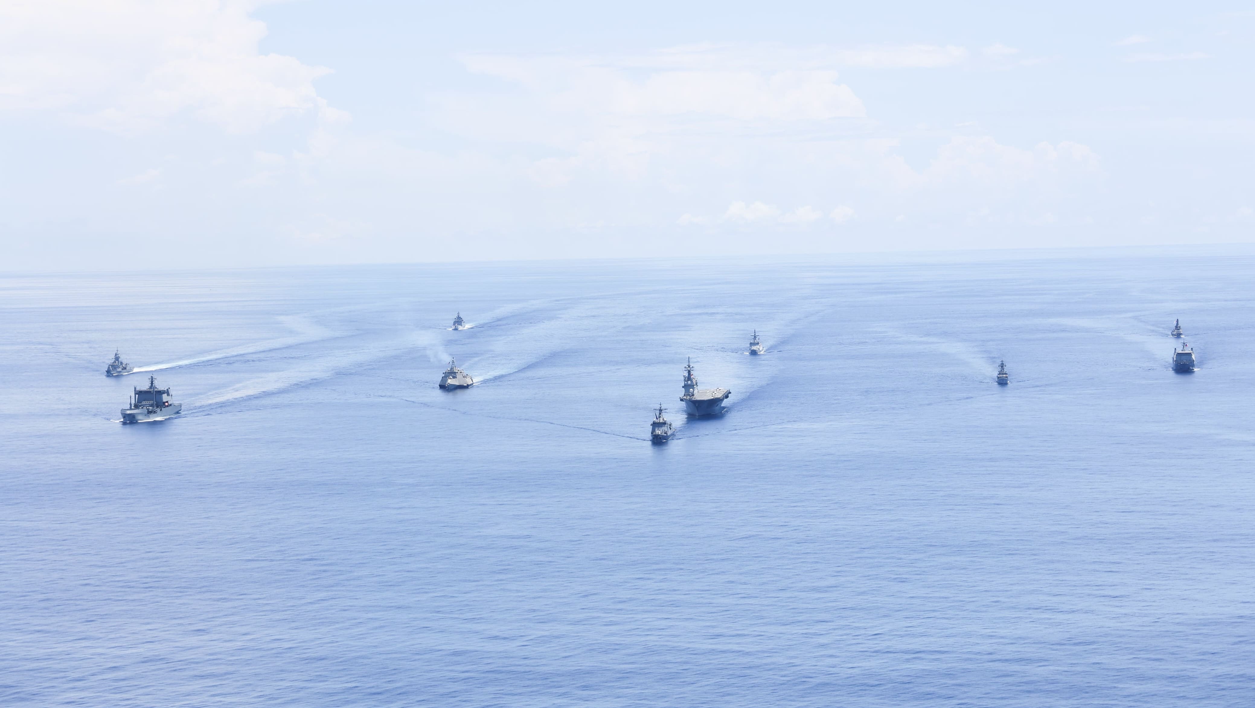 Indian Naval Ships Sahyadri and Kulish Participate in ADMM-Plus Maritime Security Joint Cooperation Activity